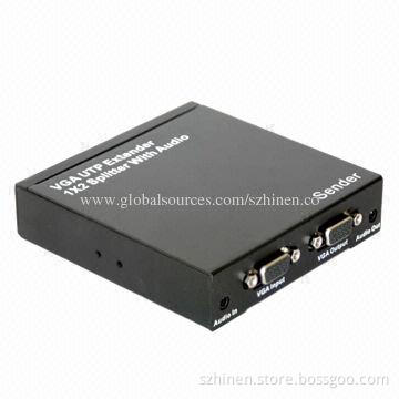 VGA UTP Extender, Supports Resolution Maximum Up to 1,920 x 1,200P